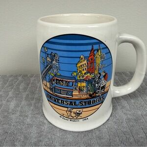 Vintage Universal Studios Coffee Mug 1984